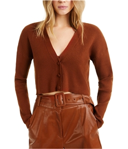I-N-C Womens Ribbed Cardigan Sweater
