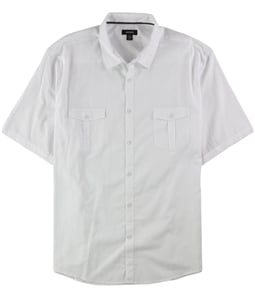 Alfani Mens Textured Button Up Shirt
