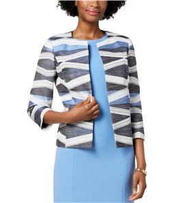 Kasper Womens Jaquard Blazer Jacket