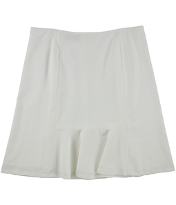 Nine West Womens Solid Flared Skirt