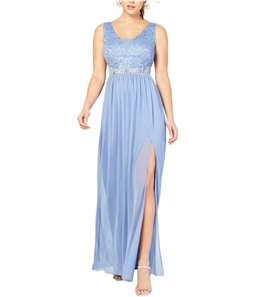BCX Womens Embellished Gown Dress