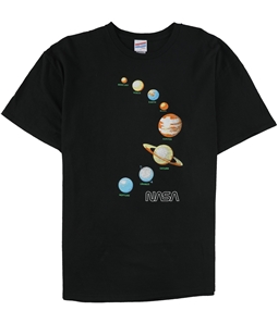 Junk Food Mens Nasa Planets Graphic T-Shirt