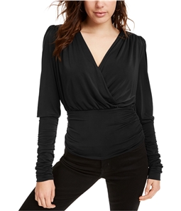 Leyden Womens Solid Pullover Blouse