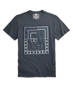 American Rag Mens Patchwork Graphic T-Shirt