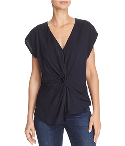 Joie Womens Twist-Front Pullover Blouse