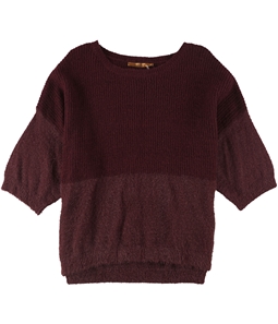 Belldini Womens 2-Tone Pullover Sweater