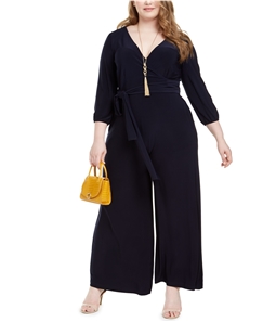 Taylor Womens Solid Jumpsuit