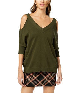 Trina Turk Womens Cold-Shoulder Knit Sweater