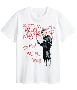 Elevenparis Mens Smash Metal Graphic T-Shirt