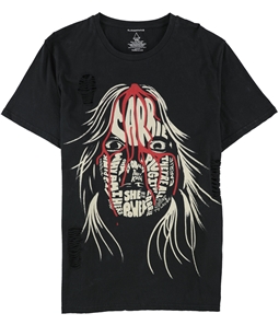 Elevenparis Mens Carrie Face Horror Graphic T-Shirt