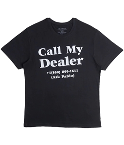Elevenparis Mens Call My Dealer Graphic T-Shirt