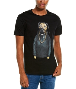 Elevenparis Mens Rap Dog Graphic T-Shirt