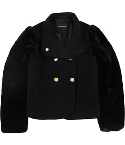 Armani Womens Faux Fur Jacket