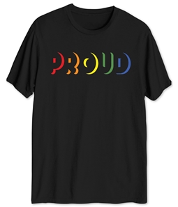 Jem Mens Proud Rainbow Graphic T-Shirt