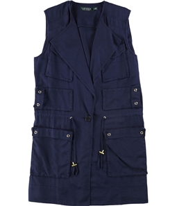 Ralph Lauren Womens Twill Outerwear Vest