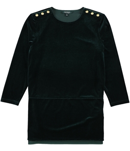 Ralph Lauren Womens Velvet Pullover Blouse