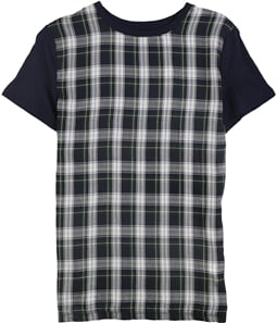 Ralph Lauren Womens Plaid Basic T-Shirt