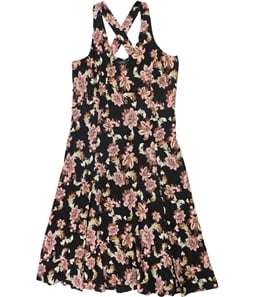 Ralph Lauren Womens Floral Print Fit & Flare Dress
