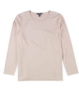 Ralph Lauren Womens Solid Basic T-Shirt