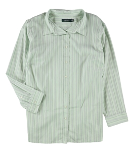 Ralph Lauren Womens Stripe Button Up Shirt