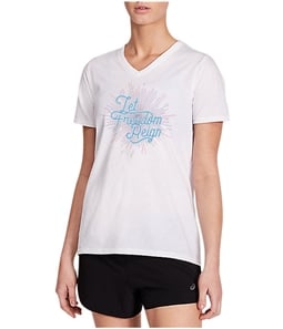 ASICS Womens Let Freedom Reign Graphic T-Shirt