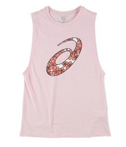 ASICS Womens Cherry Blossom Muscle Tank Top