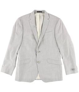 Kenneth Cole Mens Micro-Grid Two Button Blazer Jacket