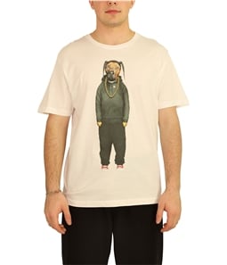 Elevenparis Mens Rap Dog Graphic T-Shirt