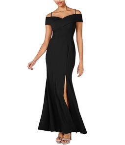 Nightway Womens Solid Gown Dress