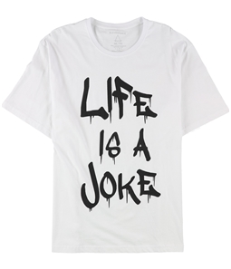 Elevenparis Mens Life Is A Joke Graphic T-Shirt