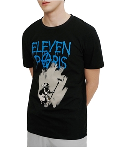 Elevenparis Mens Graffiti Logo Graphic T-Shirt