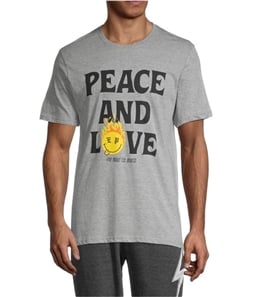 Elevenparis Mens Peace And Love Graphic T-Shirt