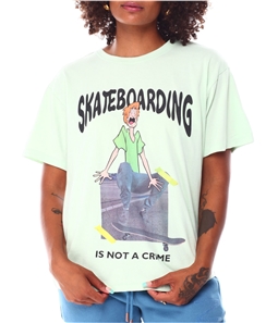 Elevenparis Mens Skateboarding Is Not A Crime Graphic T-Shirt