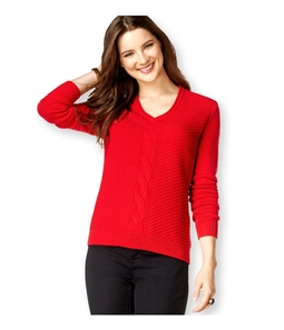 American Living Womens Solid Knit Pullover Sweater