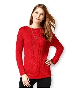 American Living Womens Marled Metallic Pullover Sweater