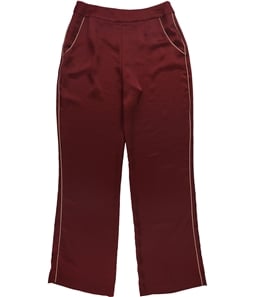 Leyden Womens Piped Casual Wide Leg Pants