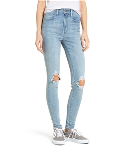 Levi's Womens Ripped Knees Skinny Fit Jeans