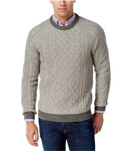 Club Room Mens Cable Knit Pullover Sweater