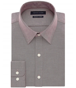 Tommy Hilfiger Mens Flex-Collar Button Up Dress Shirt