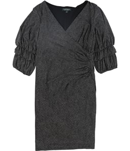 Ralph Lauren Womens Dot Print Jersey Dress