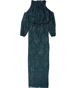Ralph Lauren Womens Cold Shoulder Gown Dress