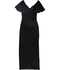 Ralph Lauren Womens Ruffle Gown Sheath Dress