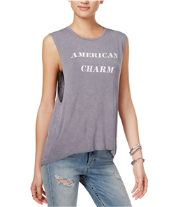 Project Social T Womens American Charm Graphic Tank Top