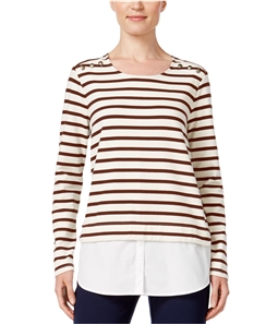 Style & Co. Womens Layered Pullover Blouse