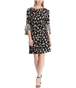 American Living Womens Floral Jersey Dress