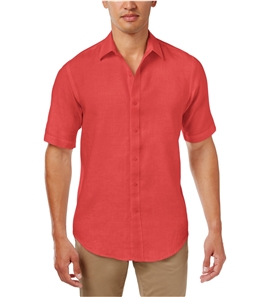 Club Room Mens Garment Dyed Button Up Shirt