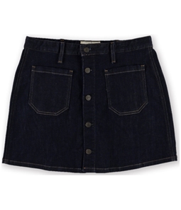 Ralph Lauren Womens Button-Front Mini Skirt