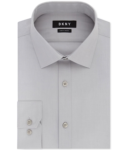 DKNY Mens Performance Button Up Dress Shirt