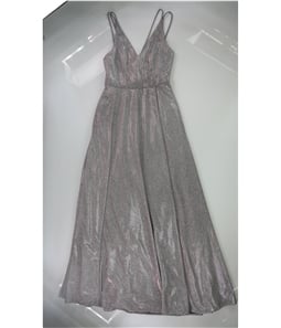 XSCAPE Womens Glitter Gown Dress