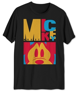 Jem Mens Colorblocked Mickey Graphic T-Shirt